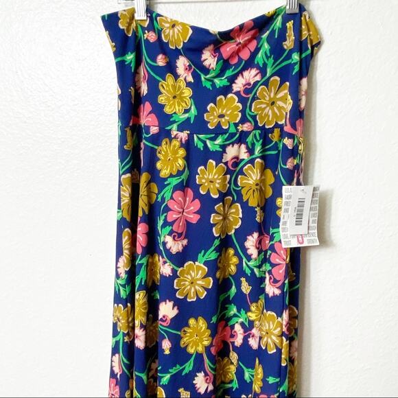 LuLaRoe Maxi Flower Print Long Skirt Small BRAND NEW WITH TAGS - Picture 5 of 6